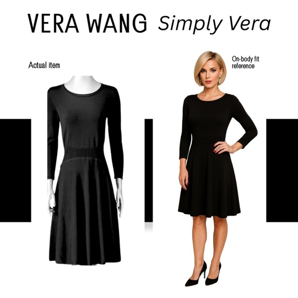 Simply Vera Wang/Sweater Dress/Long Sleeve/Discount Shipping/ - Picture 1 of 11